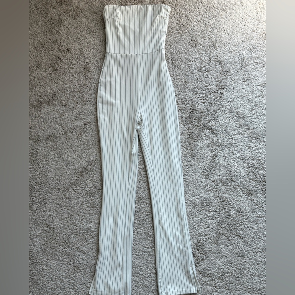 Superdown pinstriped Jumpsuit